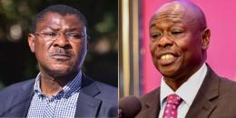 National Assembly speaker Moses Wetangula and DCP leader Rigathi Gachagua